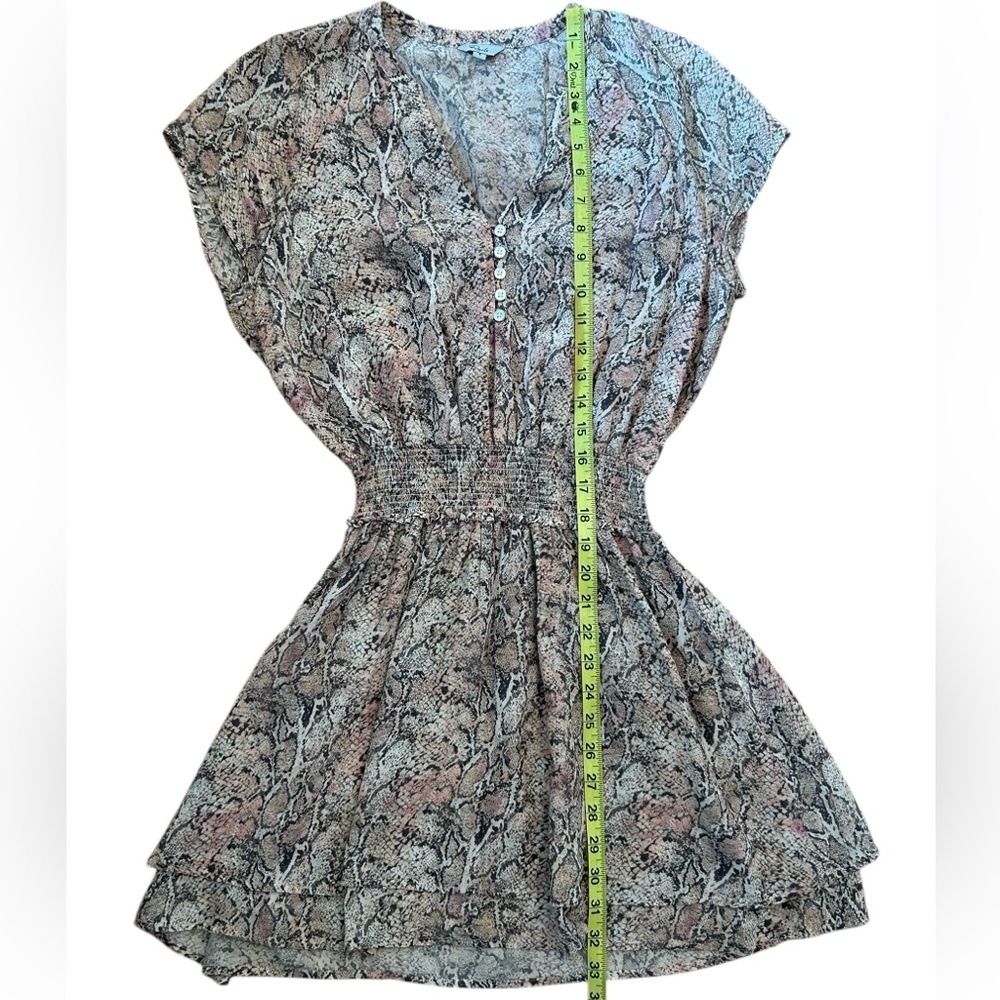 Rails Karla Mini Dress in Watercolor Snakeskin Print size Women’s Small - Picture 10 of 10
